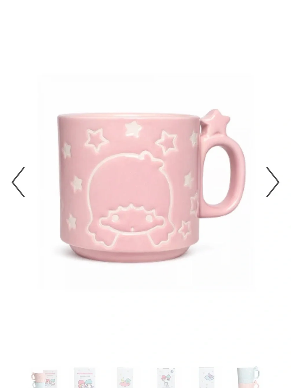 Little Twin Stars Stackable Mugs - Pink & Blue